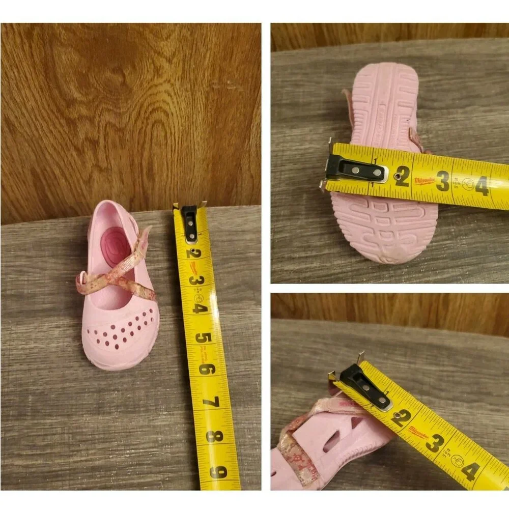 Skechers Cali Gear Mary Jane‎ Cross Strap Shoes Toddler Size 5 Pink